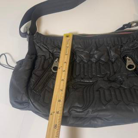 Vintage y2k juicy courure puff hand bag hot pink and black - Picture 7 of 8